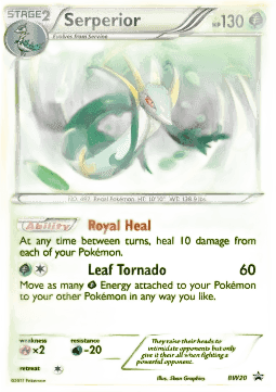 Serperior (Evolved Battle Action Tins)