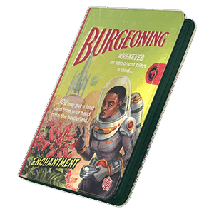 Edge of Eternities Burgeoning Zipfolio 360 Xenoskin 9 Pocket Binder