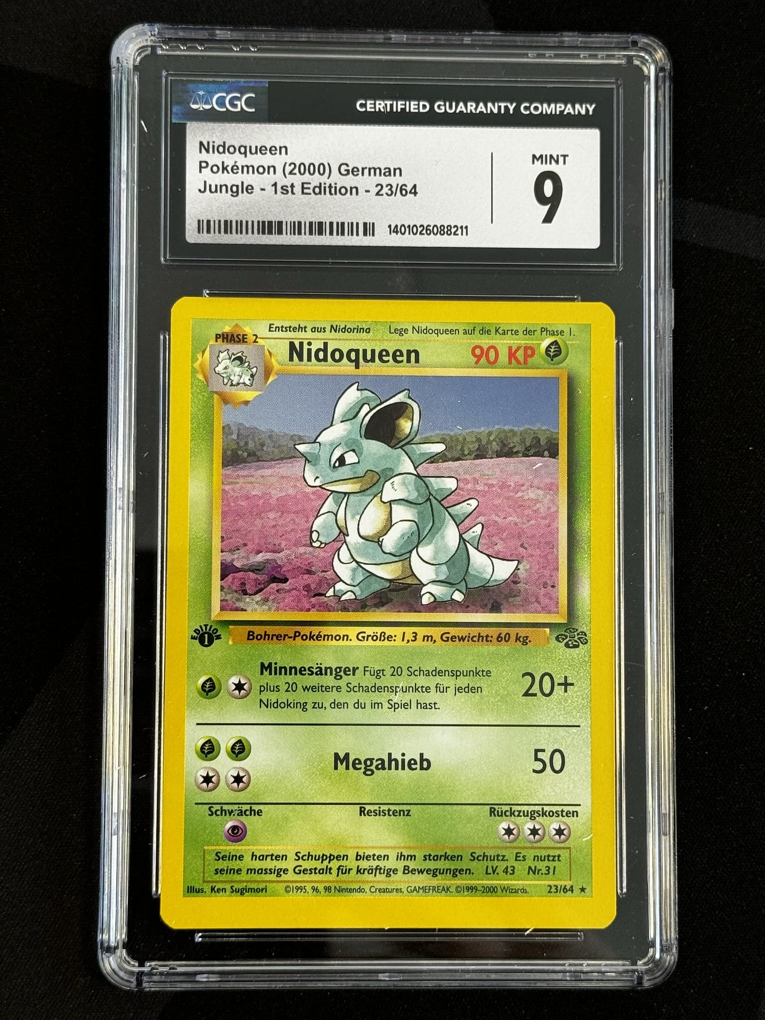 Nidoqueen - JU 23 - German - CGC 9