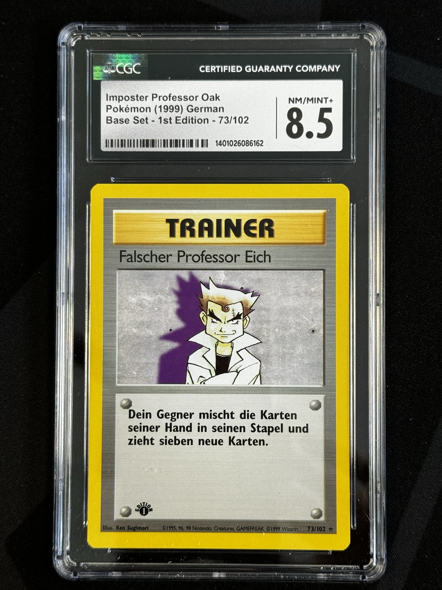 Imposter Professor Oak - BS 73 - German - CGC 8.5