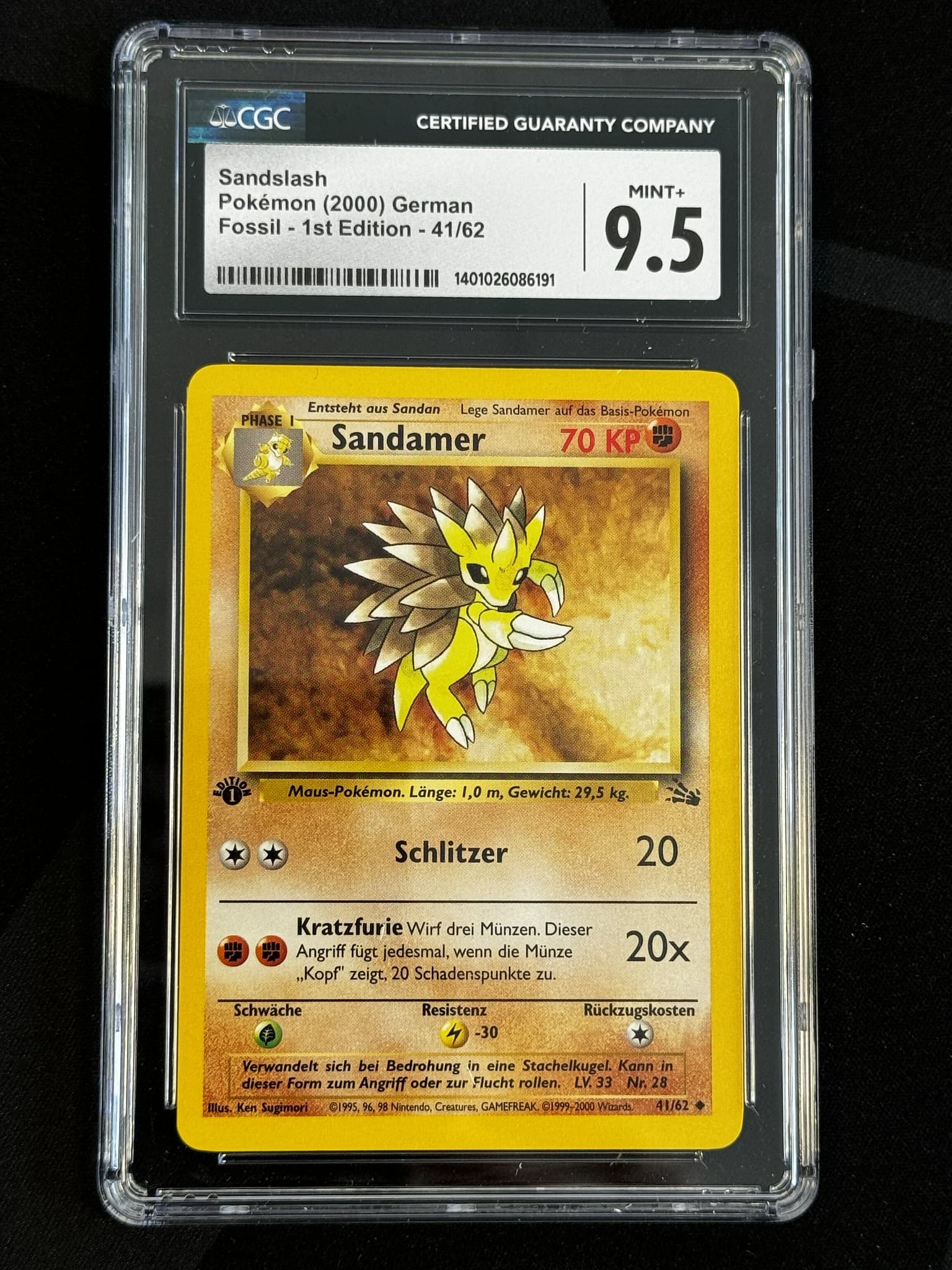 Sandslash - FO 41 - German - CGC 9.5