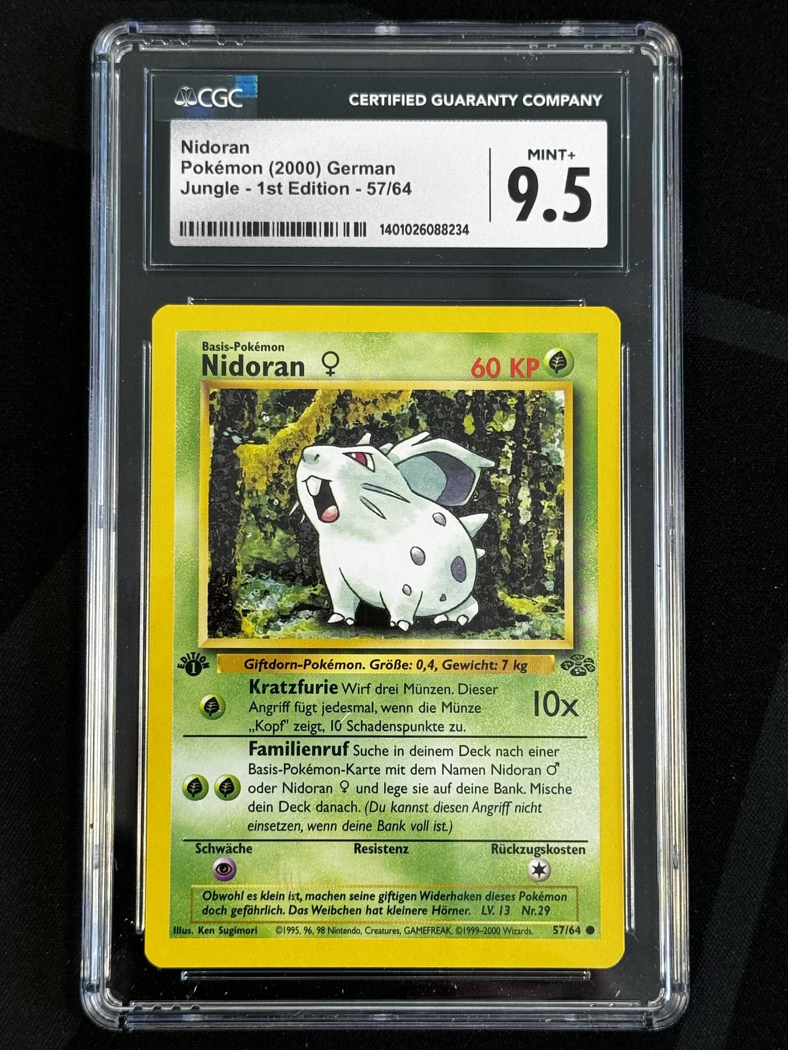 Nidoran ? - JU 57 - German - CGC 9.5