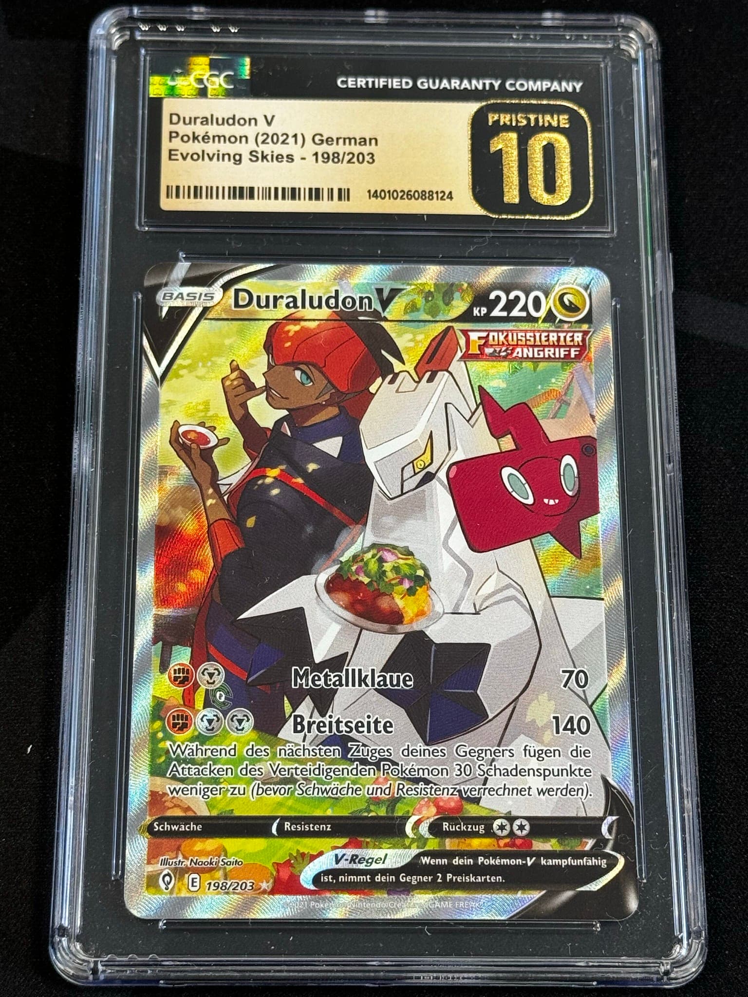 Duraludon V - EVS 198 - German - CGC 10