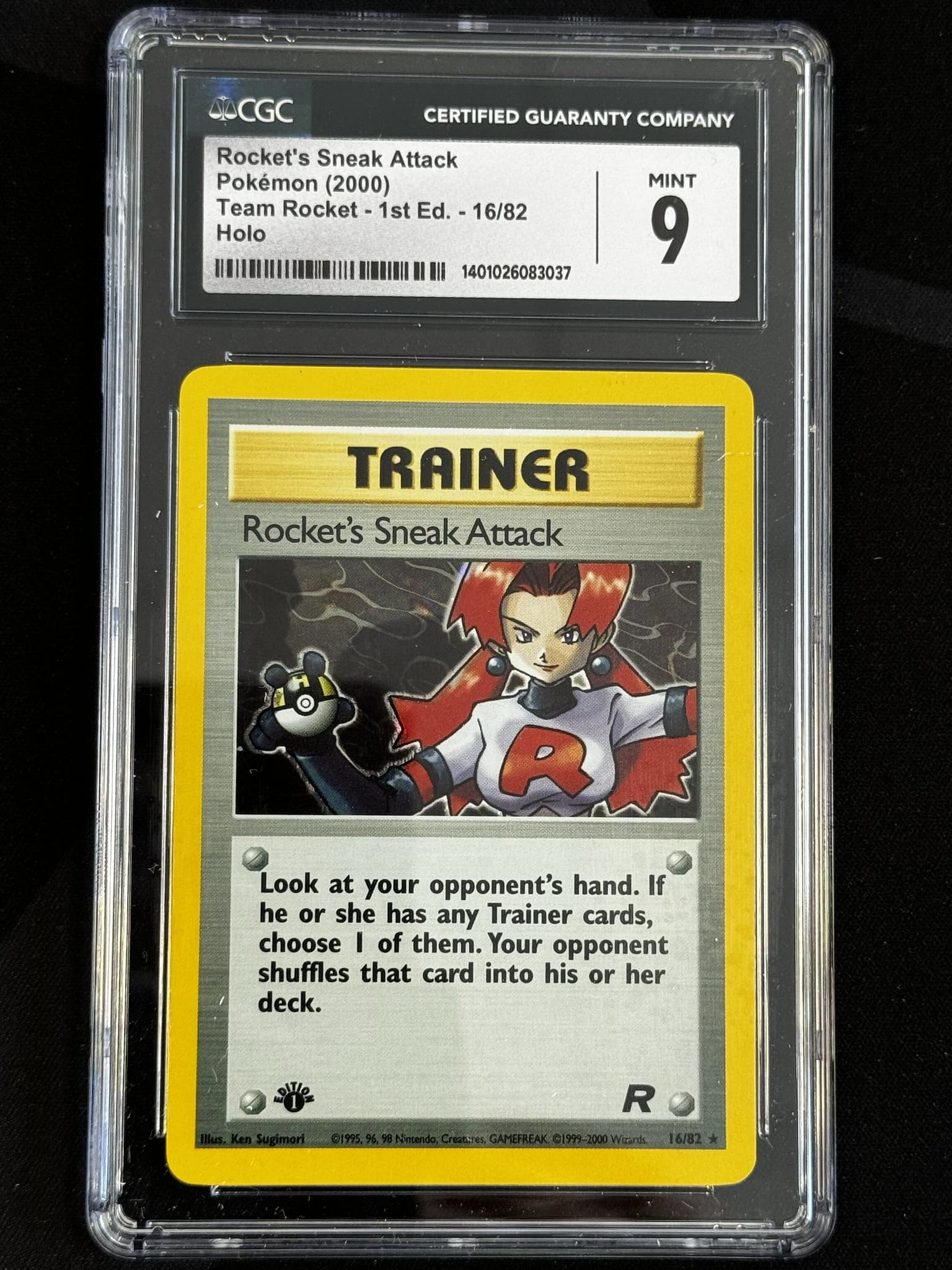 Rocket's Sneak Attack (Holo) - TR 16 - English - CGC 9
