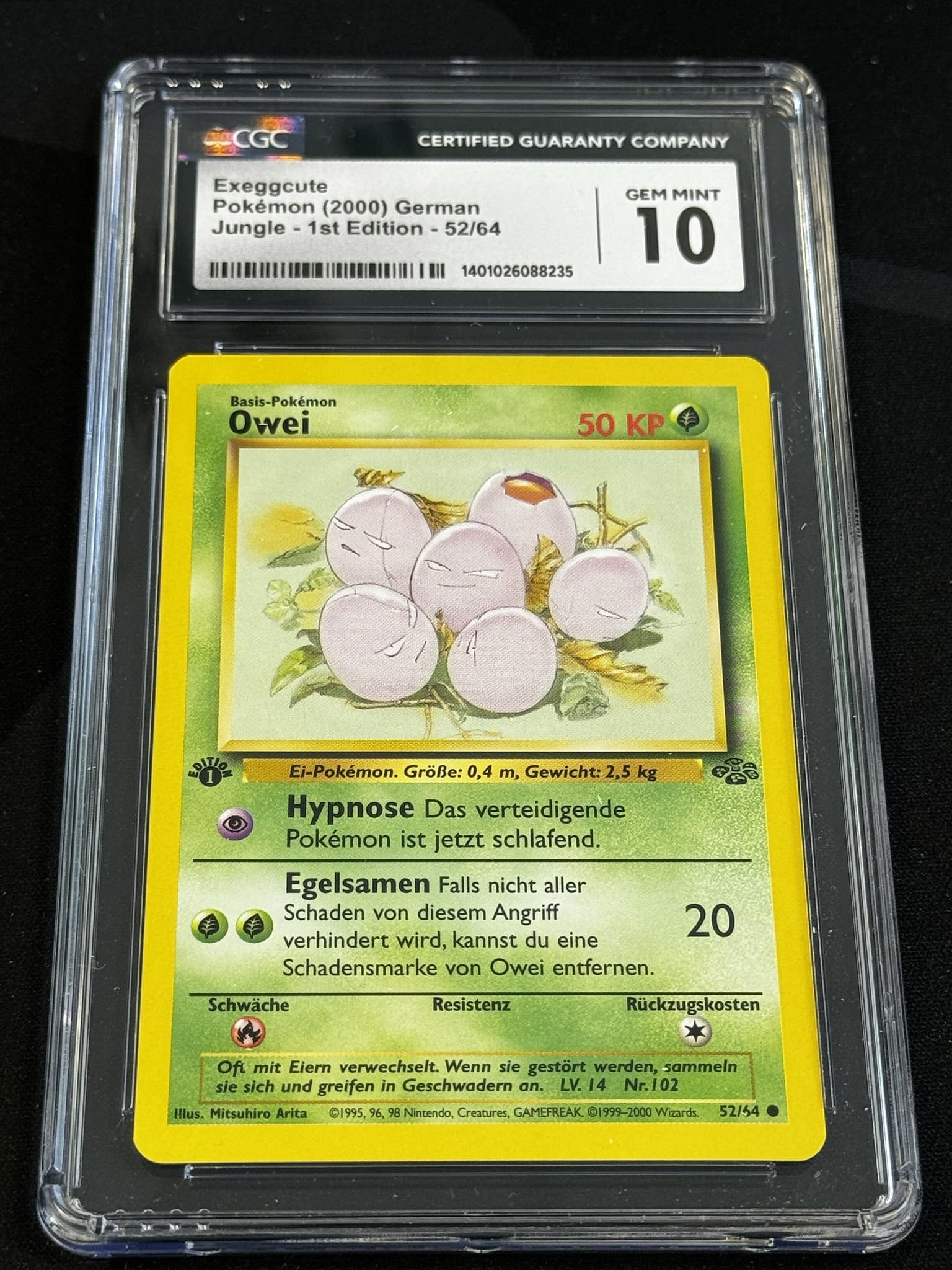 Exeggcute - JU 52 - German - CGC 10