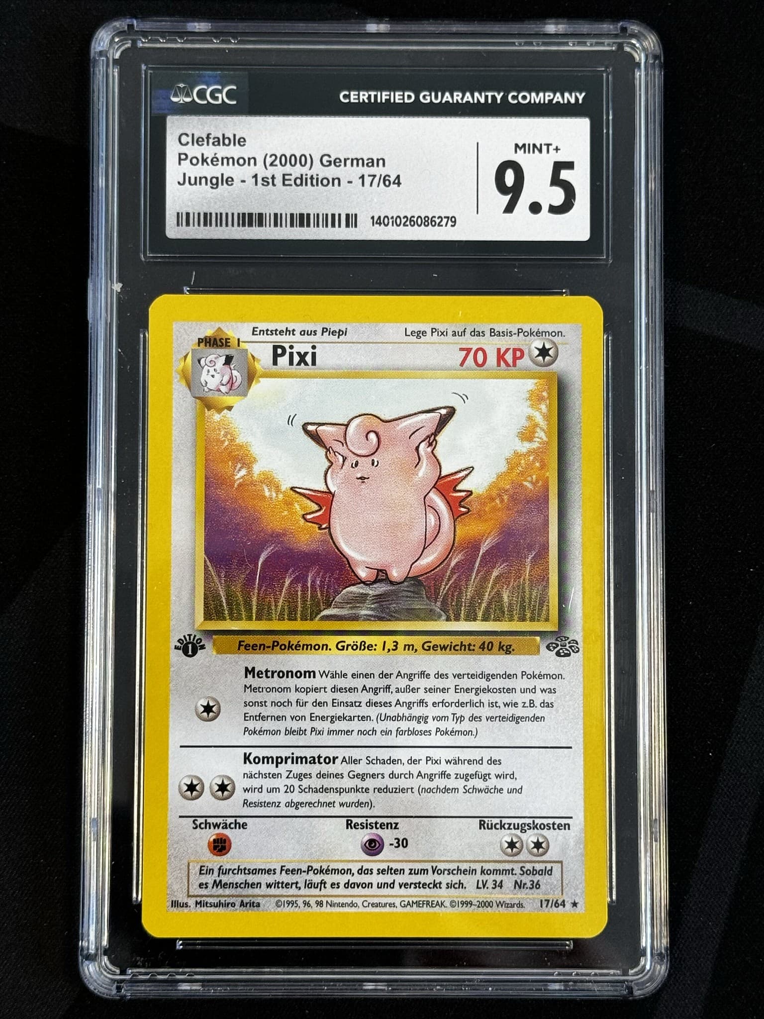 Clefable - JU 17 - German - CGC 9.5