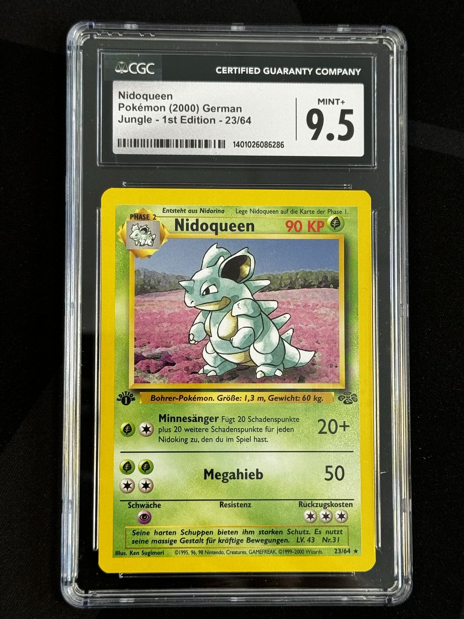 Nidoqueen - JU 23 - German - CGC 9.5