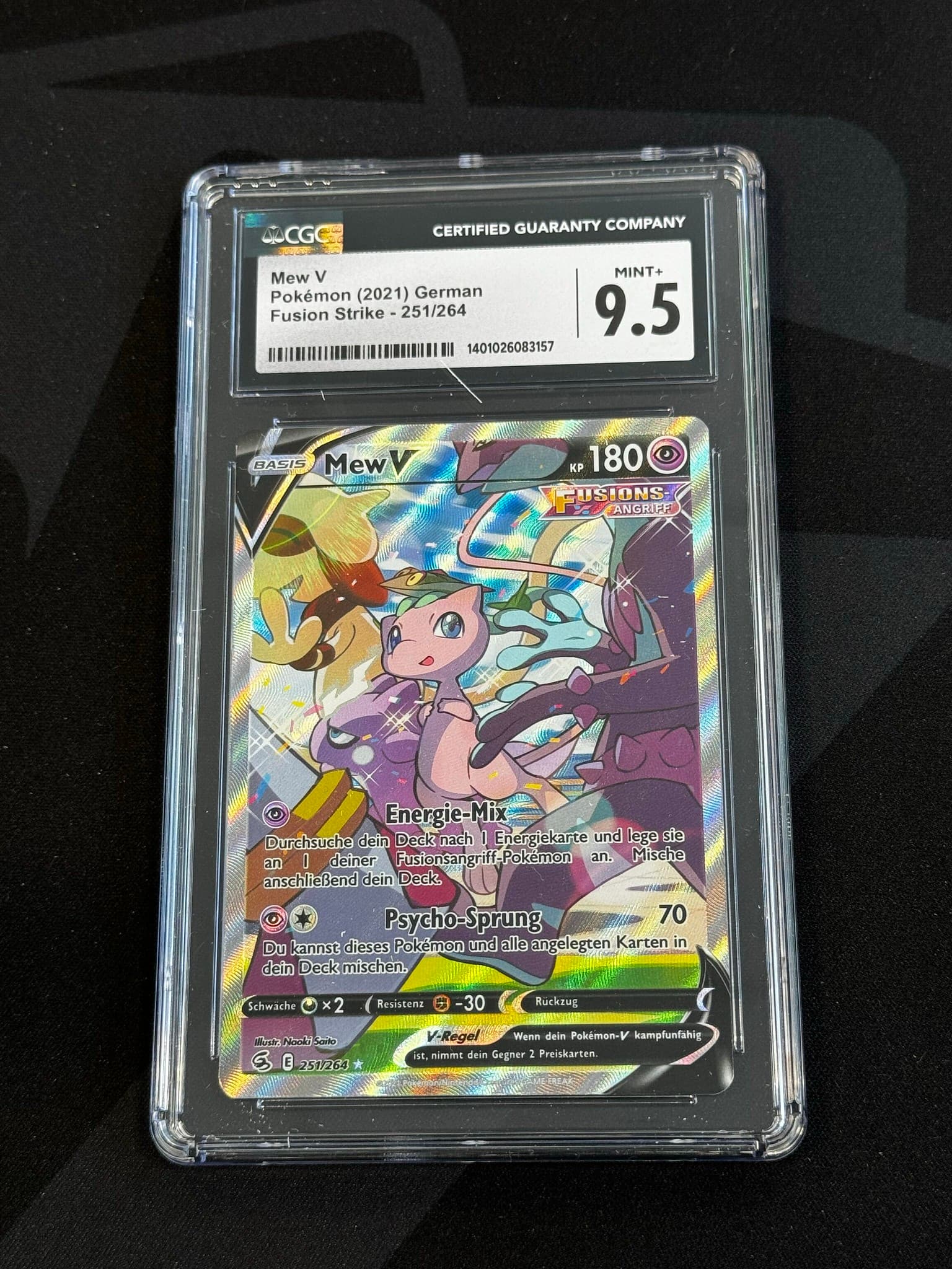 Mew V - FST 251 - German - CGC 9.5