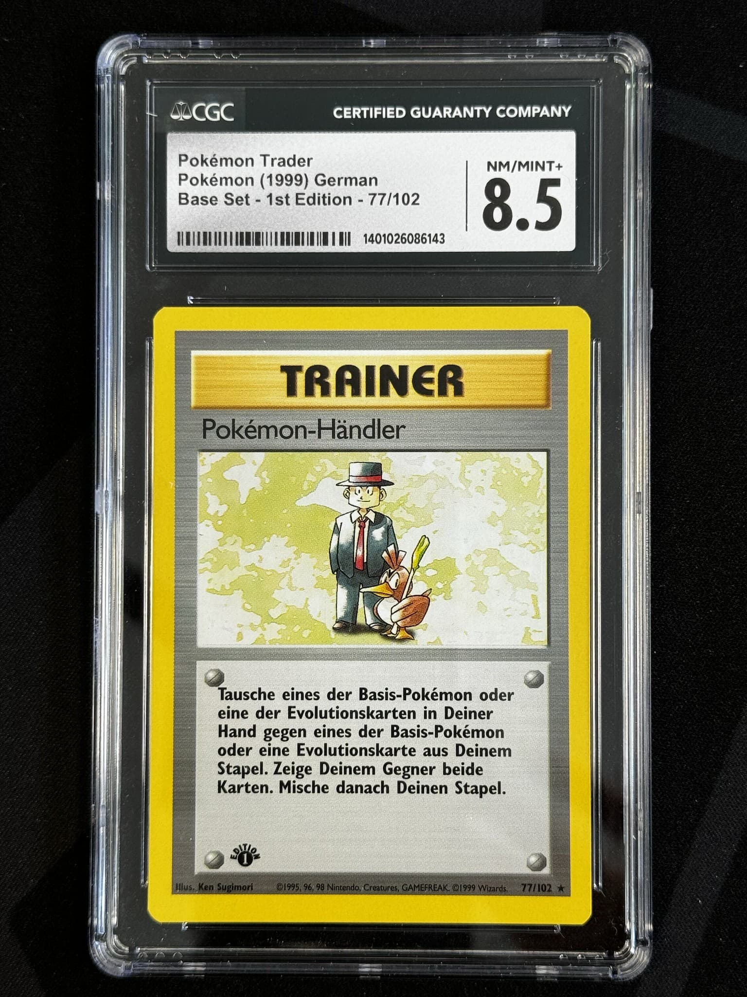 Pokemon Trader - BS 77 - German - CGC 8.5