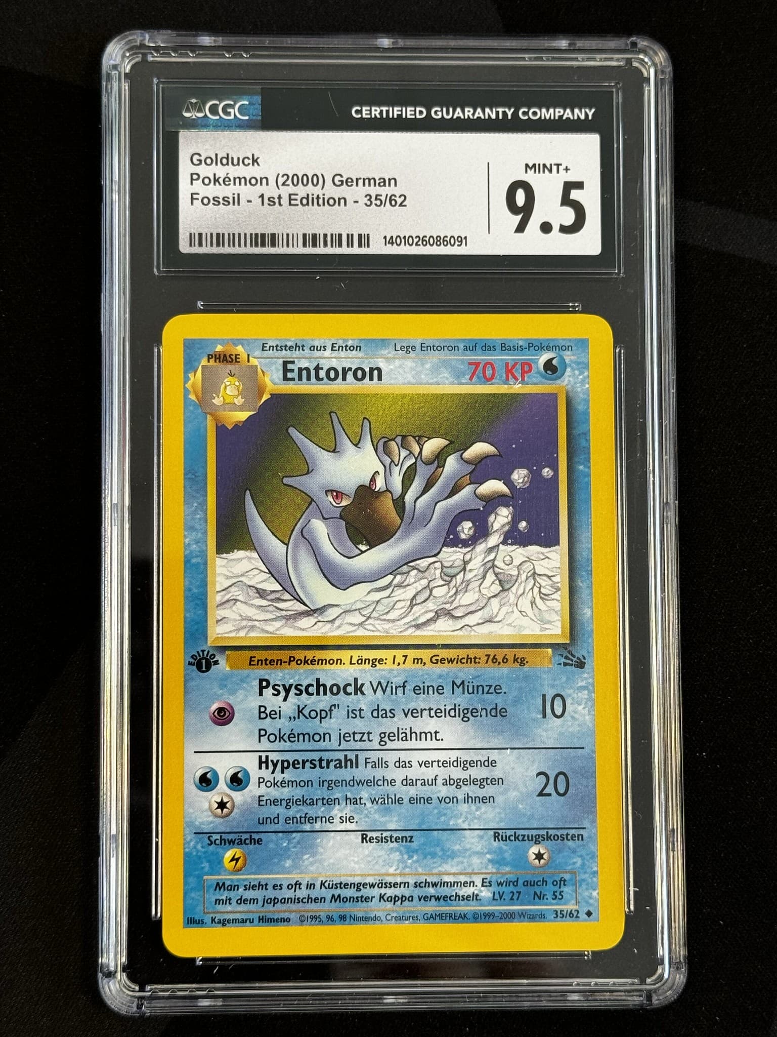 Golduck - FO 35 - German - CGC 9.5