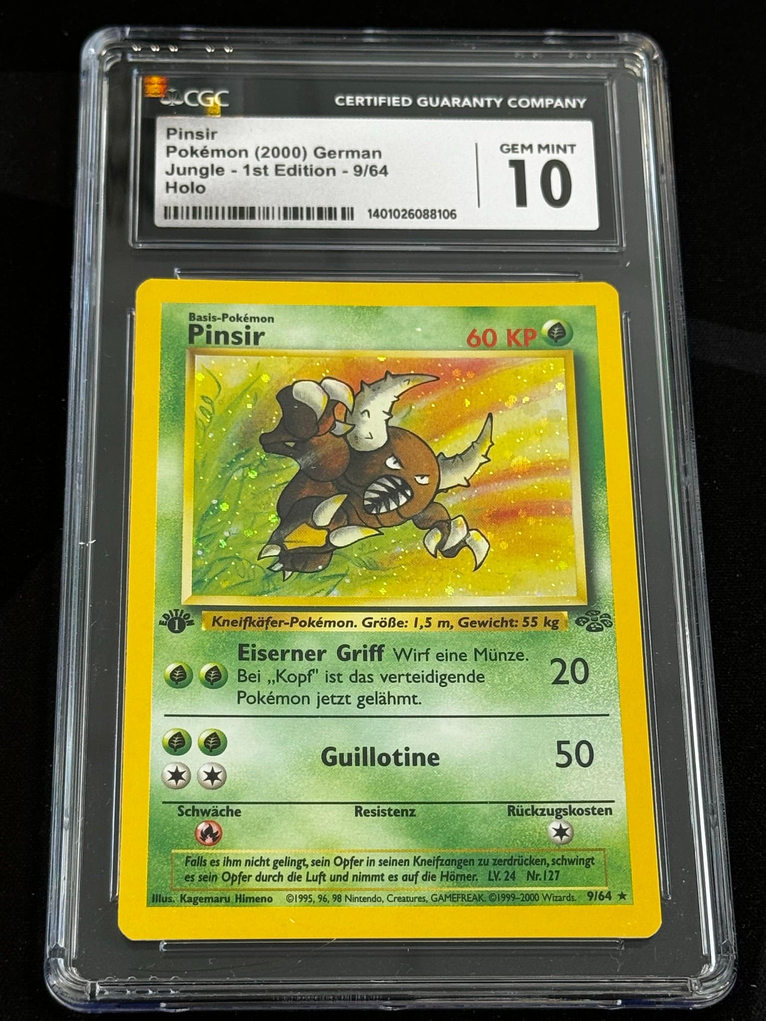 Pinsir - JU 9 - German - CGC 10