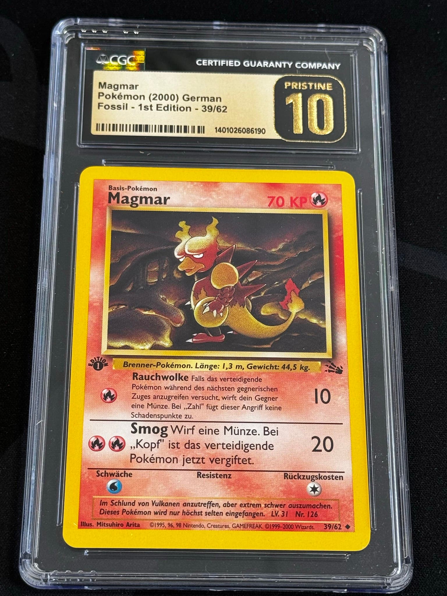 Magmar - FO 39 - German - CGC 10