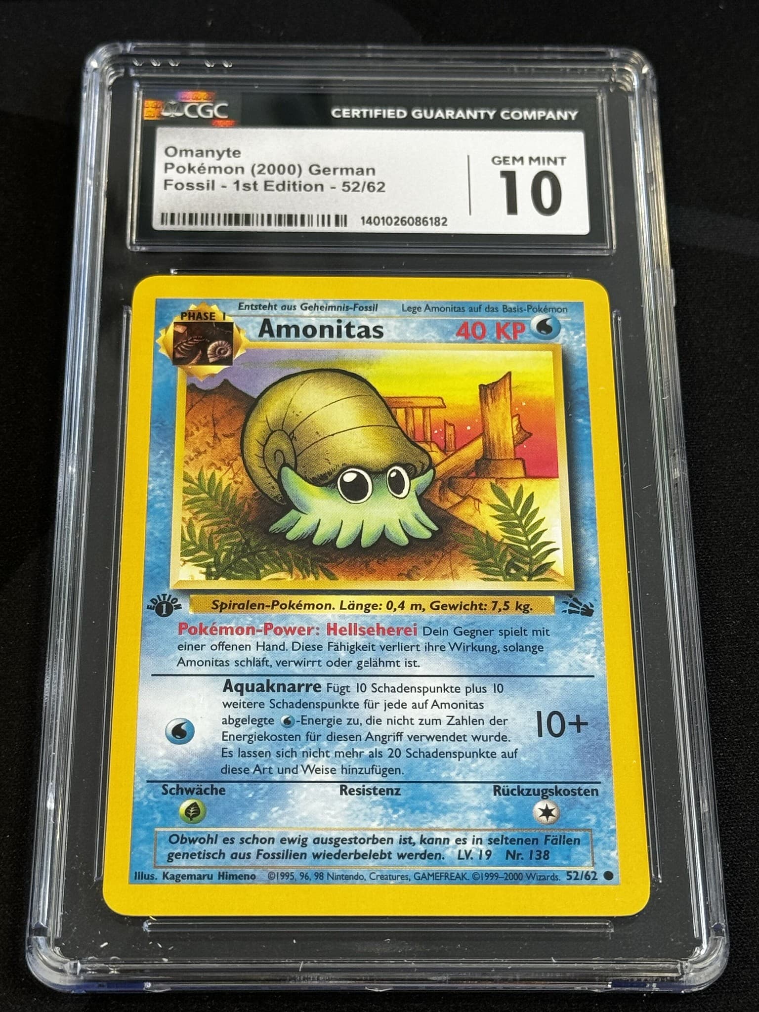 Omanyte - FO 52 - German - CGC 10