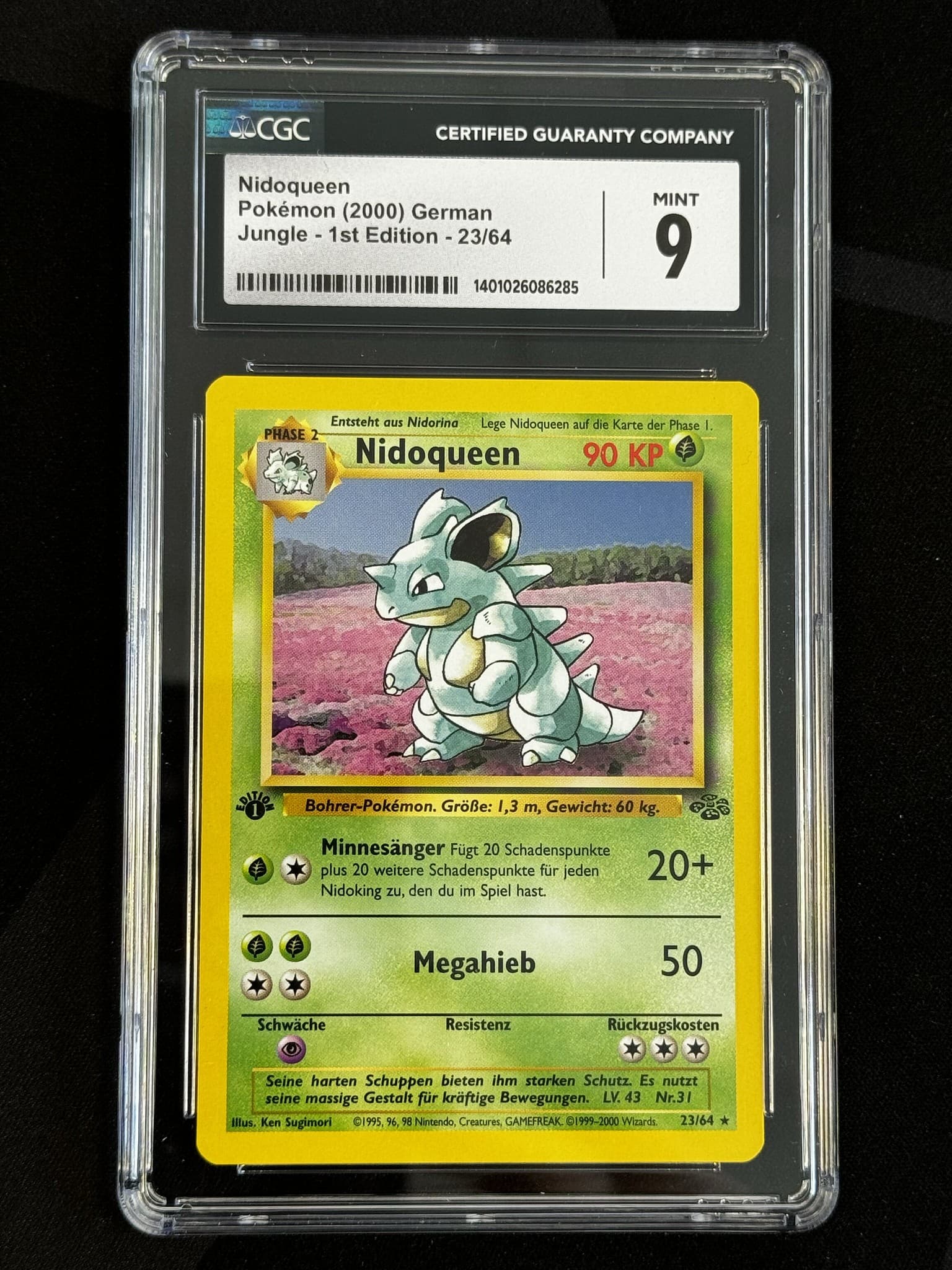 Nidoqueen - JU 23 - German - CGC 9