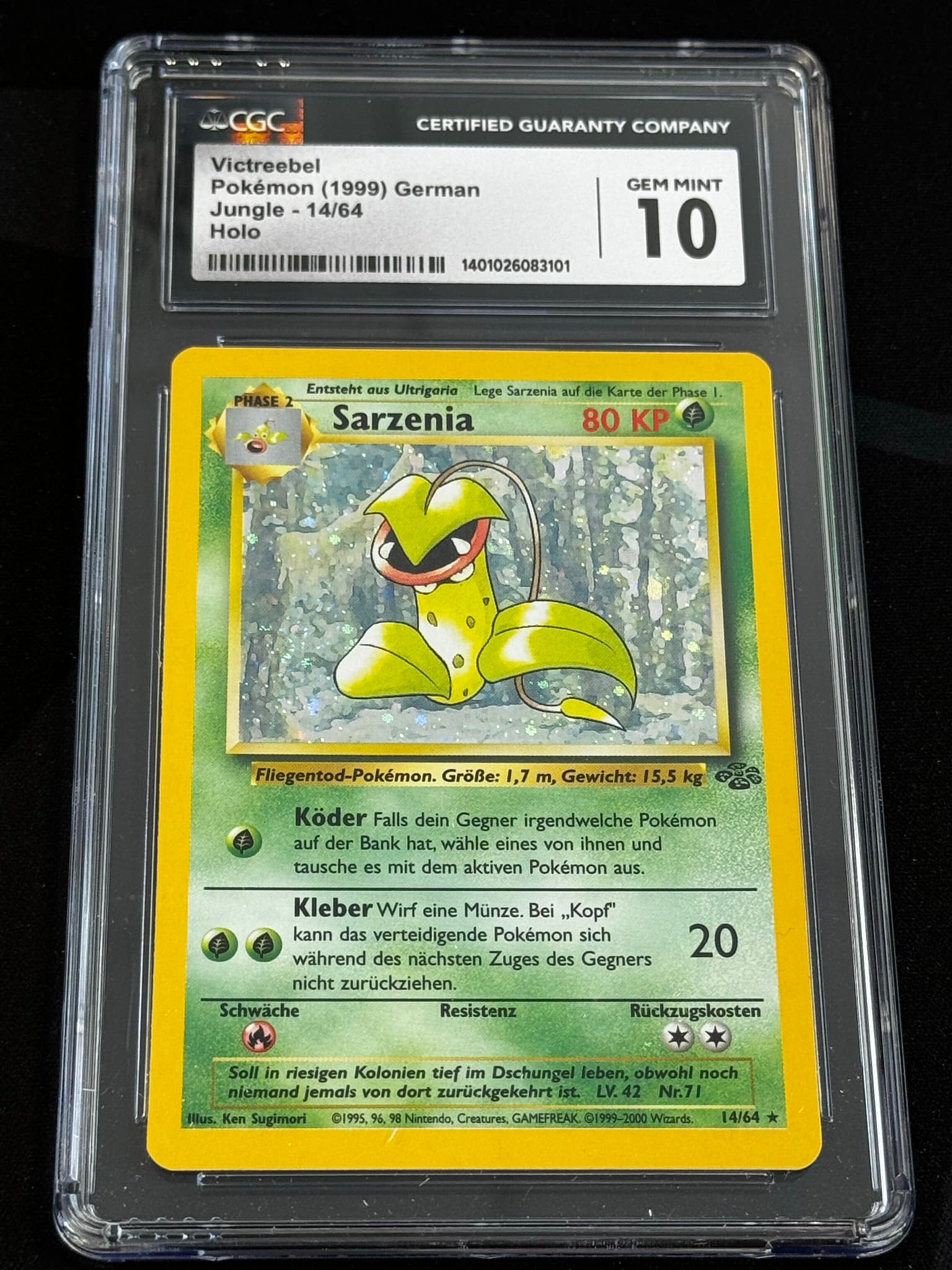 Victreebel - JU 14 - German - CGC 10