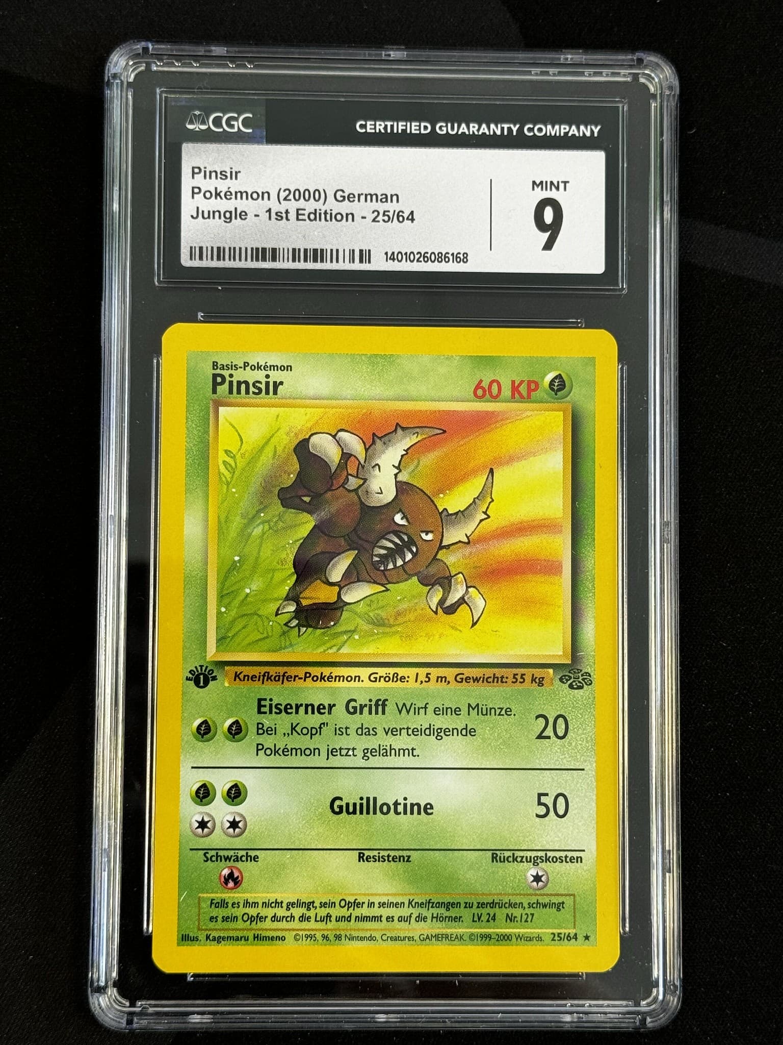 Pinsir - JU 25 - German - CGC 9
