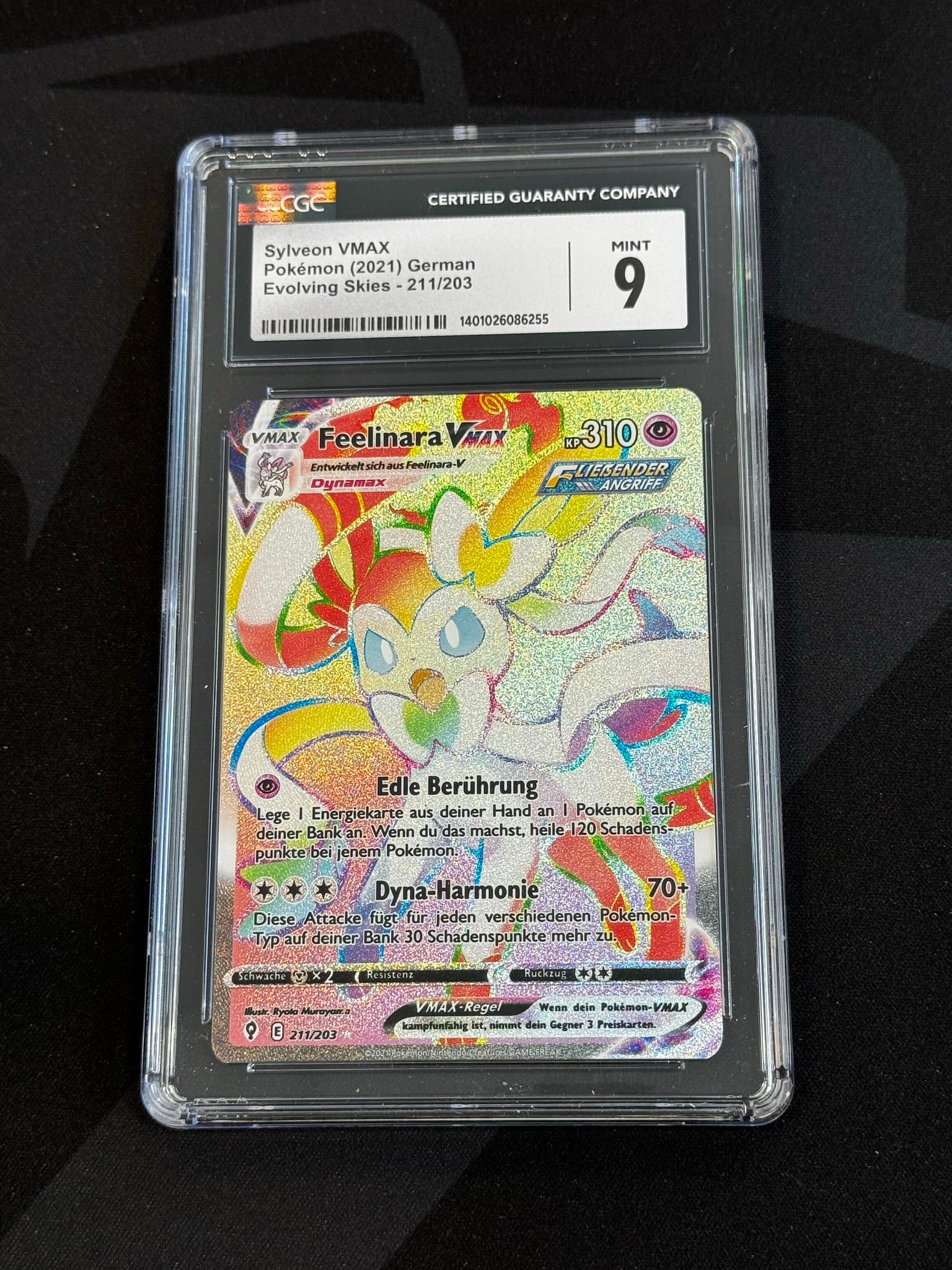 Sylveon VMAX - EVS 211 - German - CGC 9