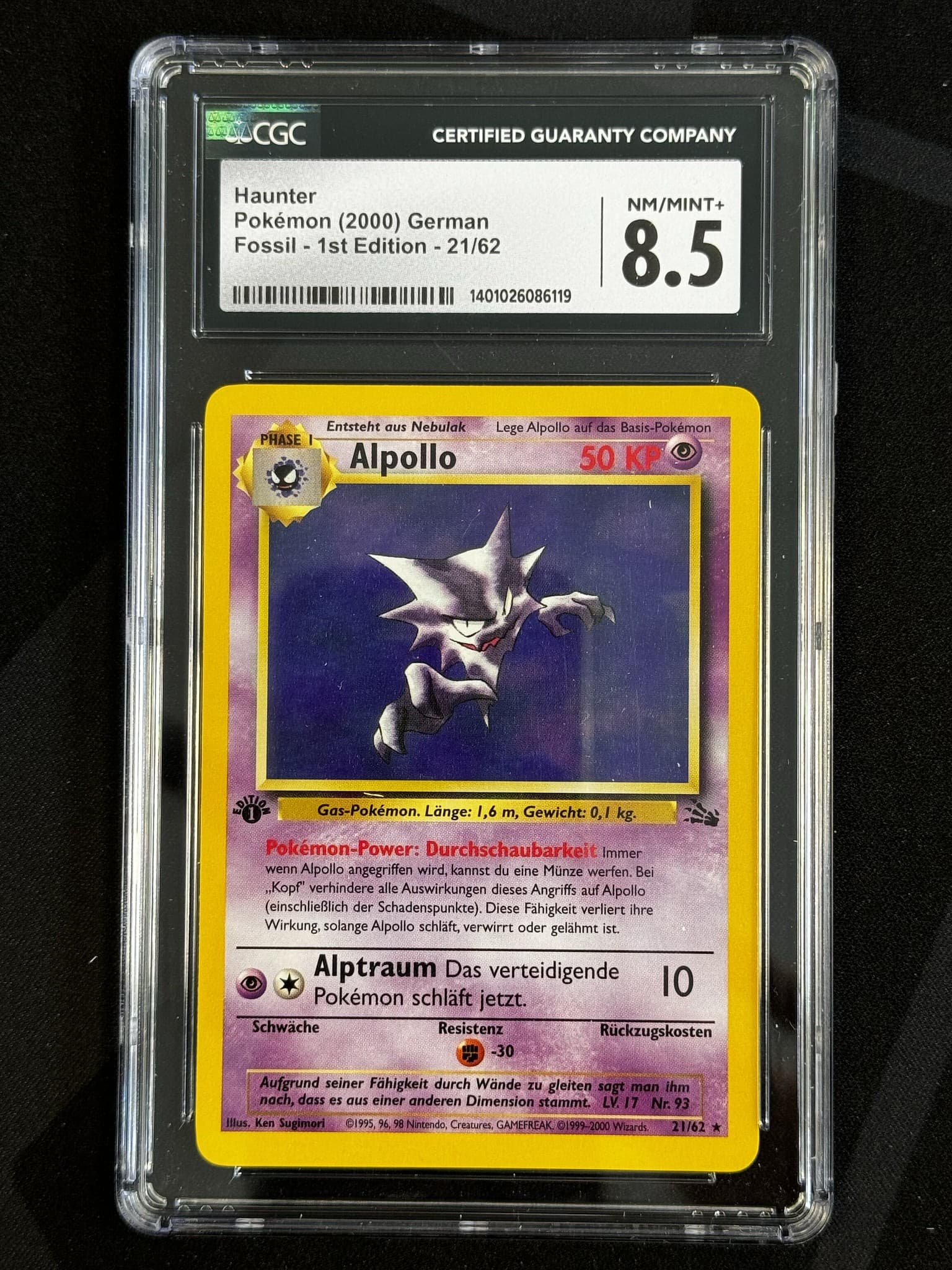 Haunter - FO 21 - German - CGC 8.5