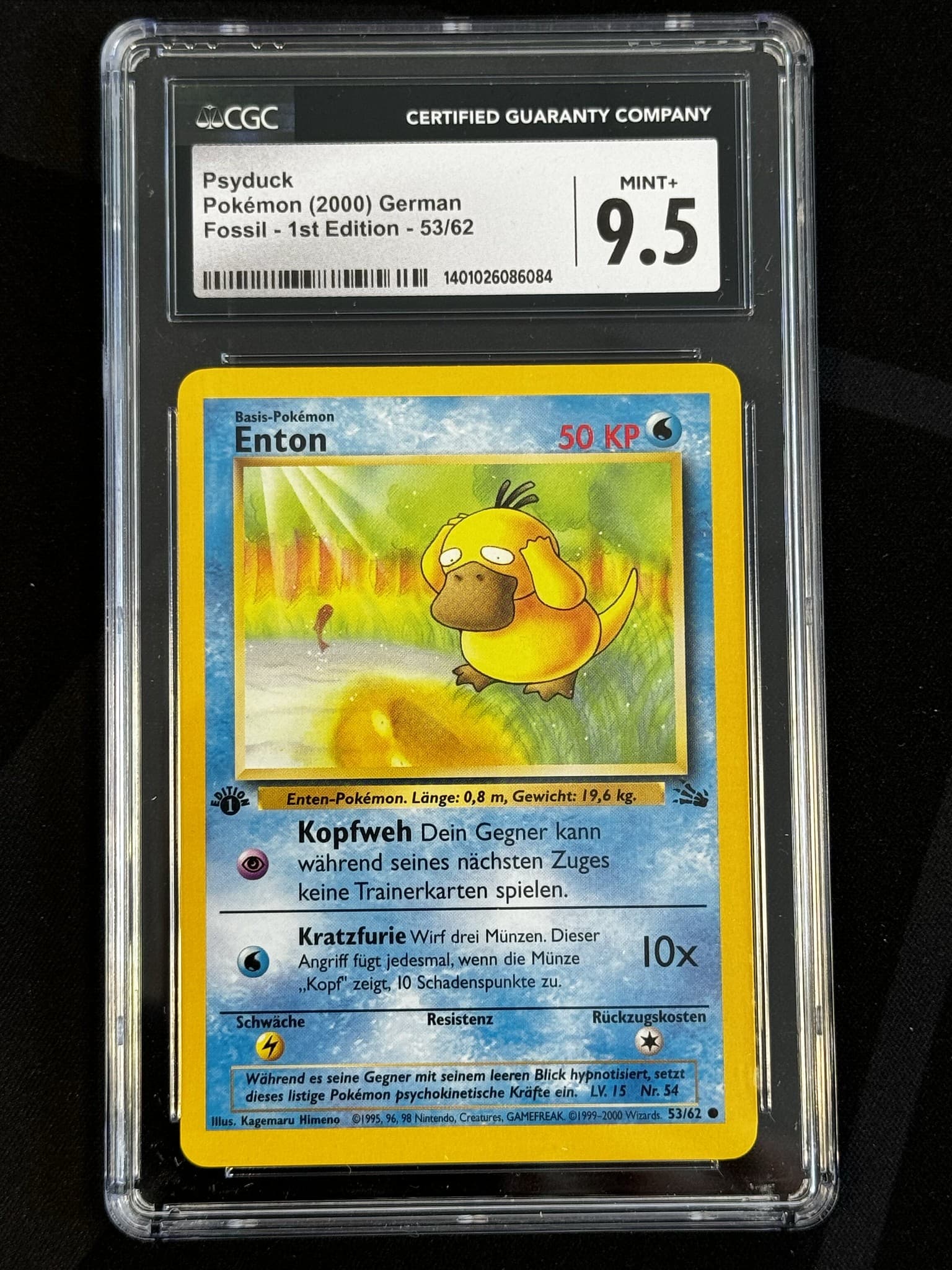 Psyduck - FO 53 - German - CGC 9.5