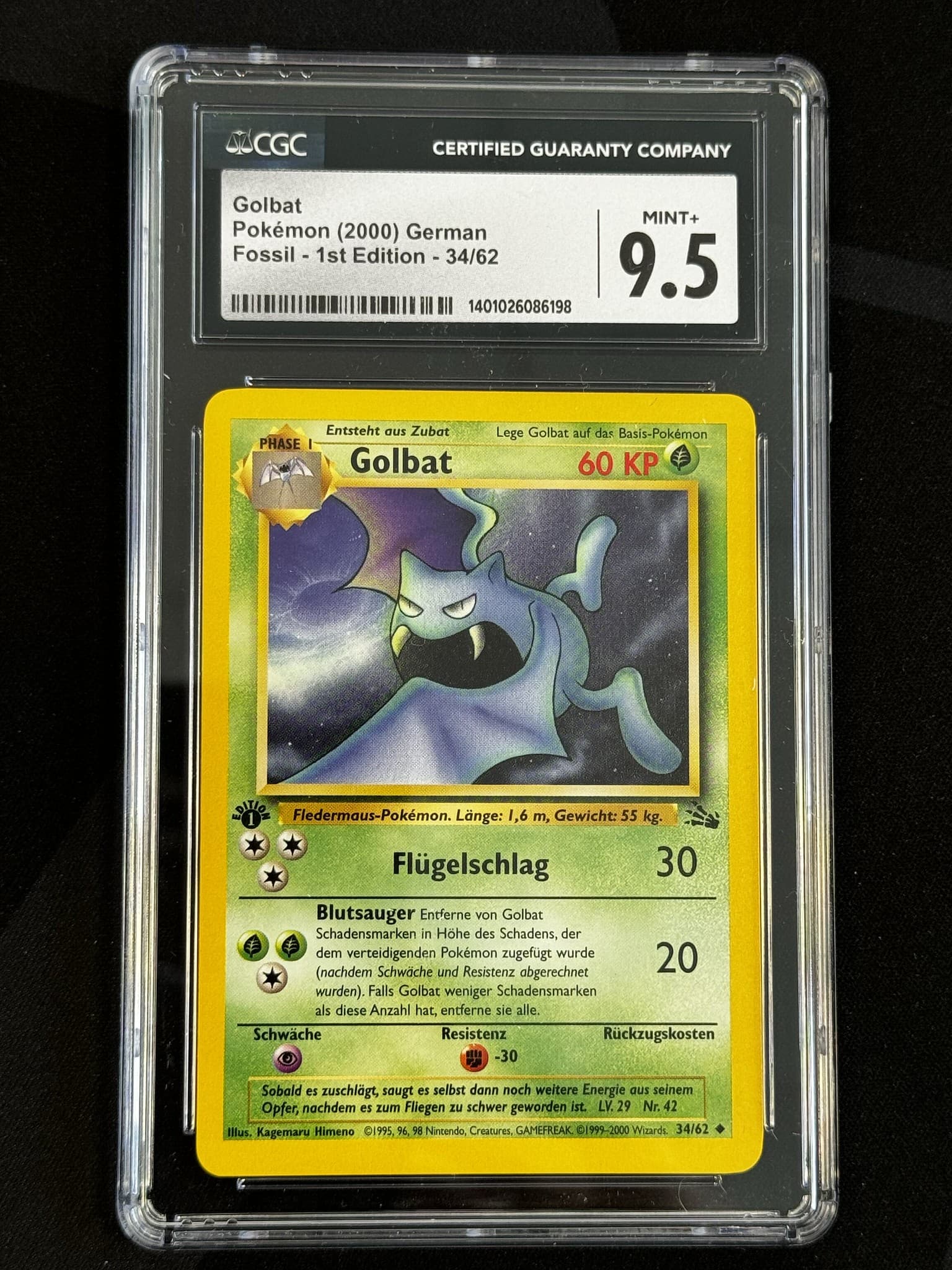 Golbat - FO 34 - German - CGC 9.5