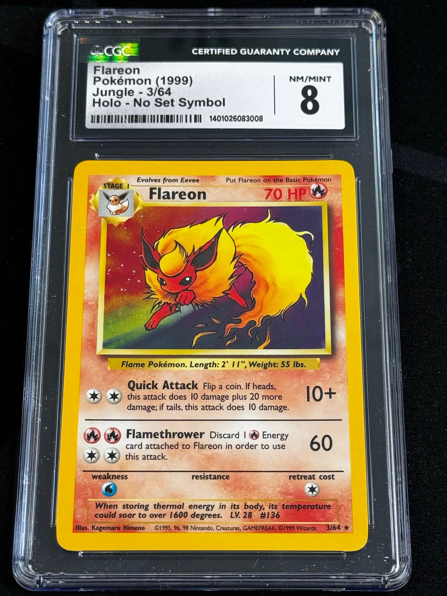 Flareon - JU 3 - English - CGC 8