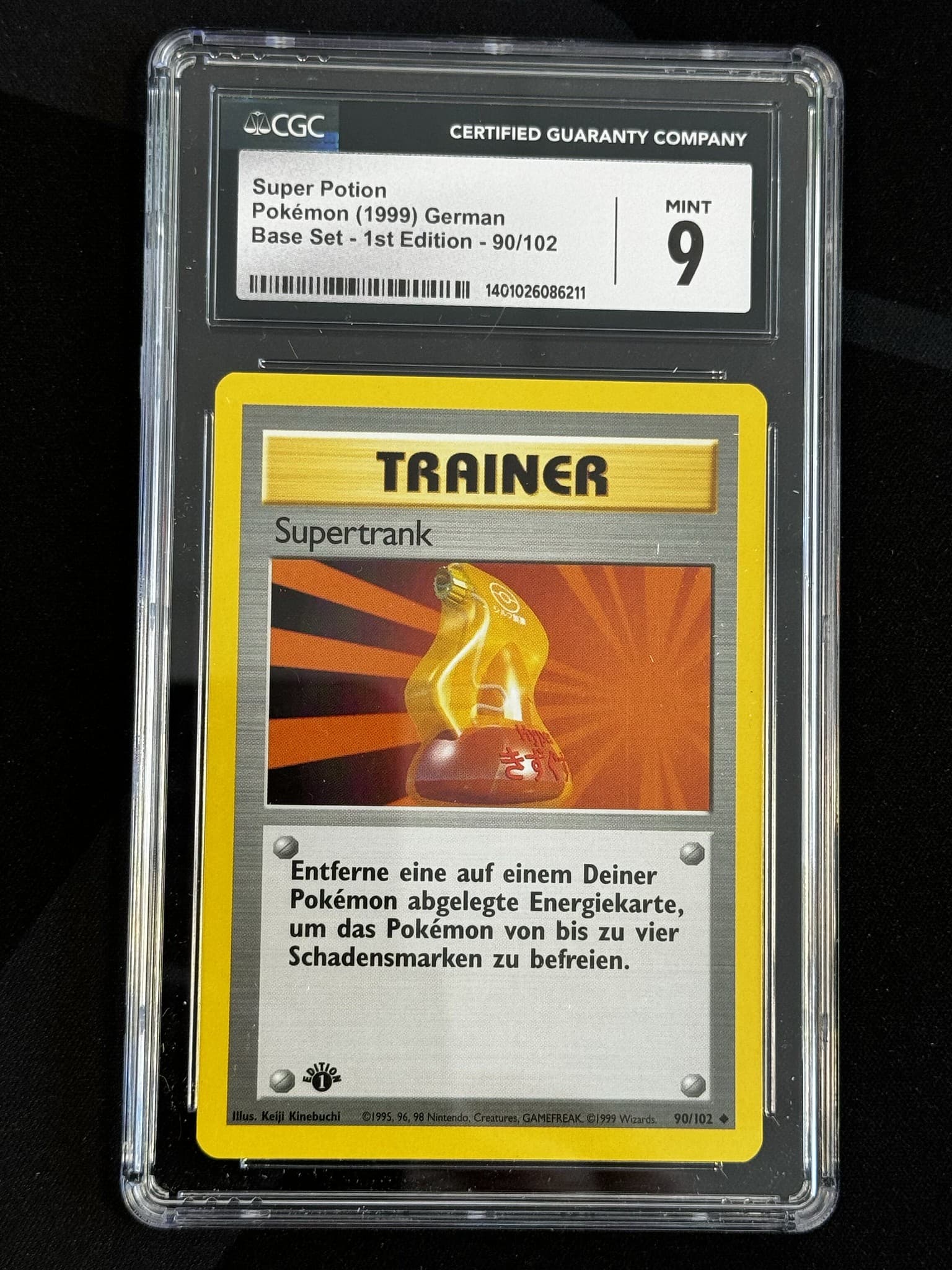 Super Potion - BS 90 - German - CGC 9