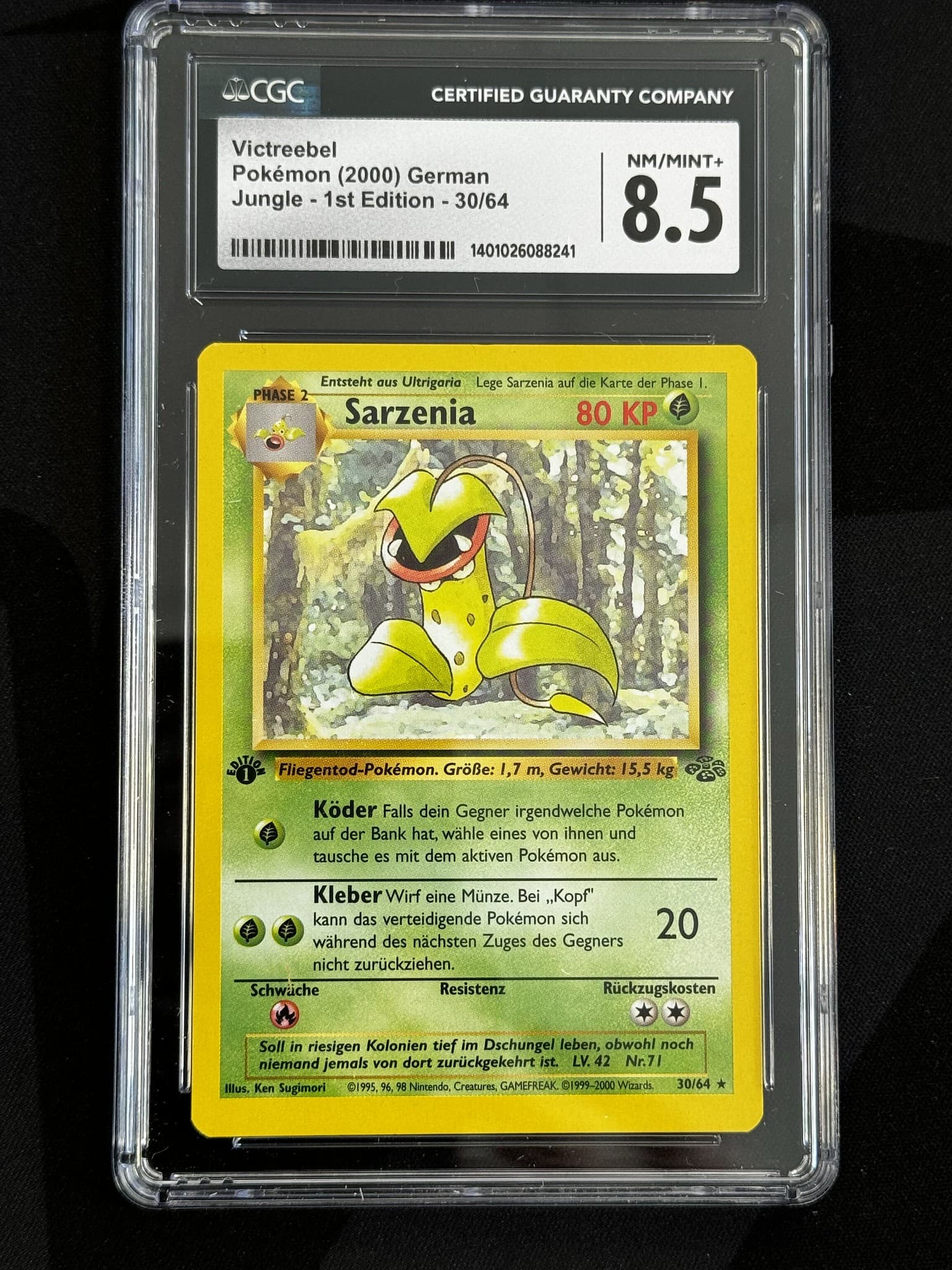 Victreebel - JU 30 - German - CGC 8.5
