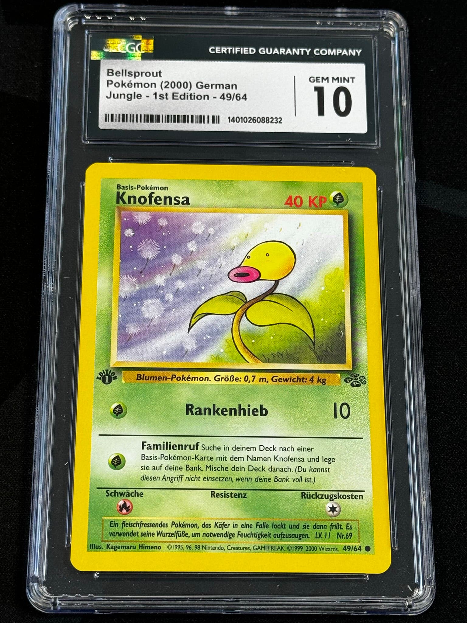 Bellsprout - JU 49 - German - CGC 10