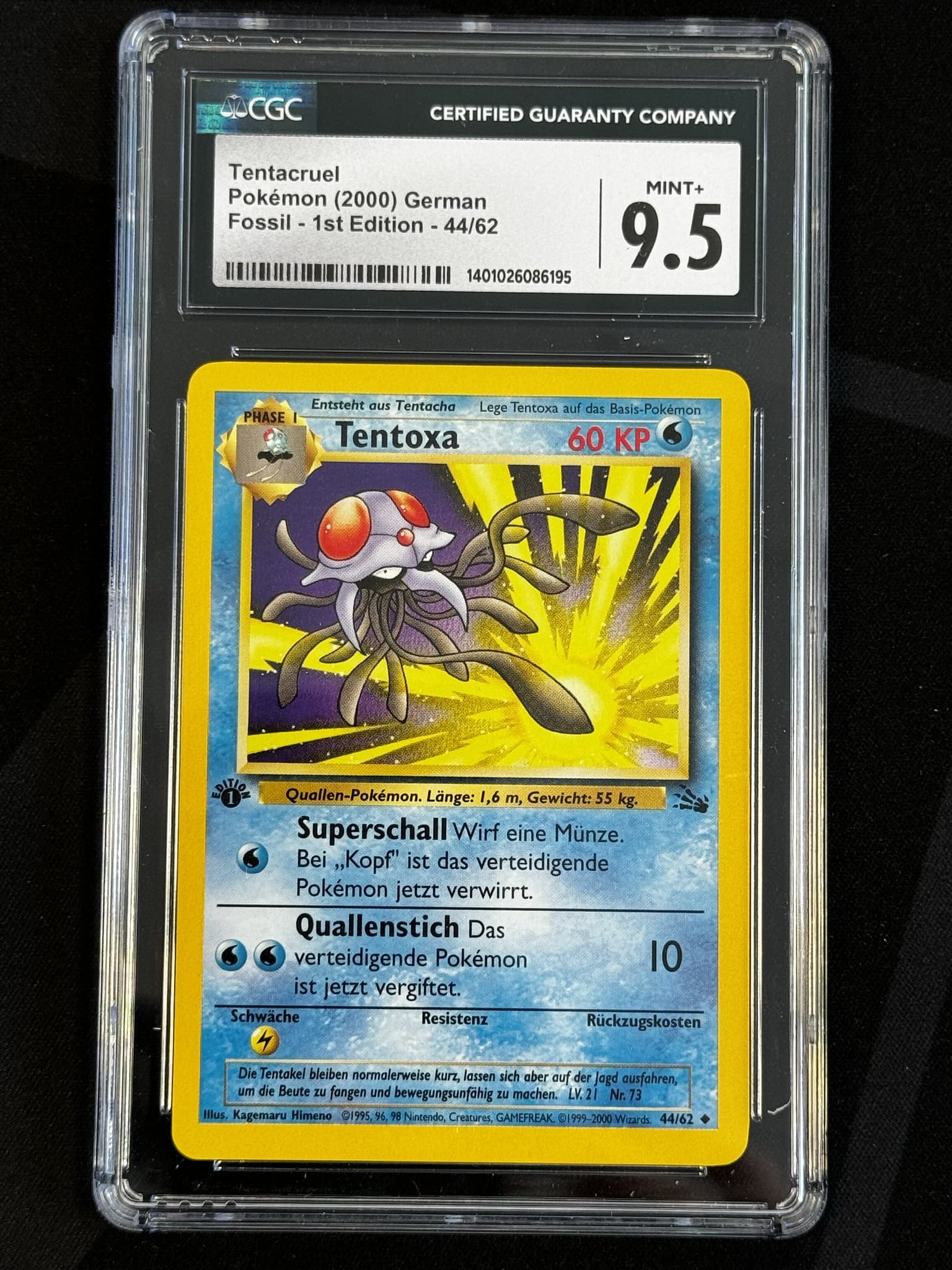 Tentacruel - FO 44 - German - CGC 9.5