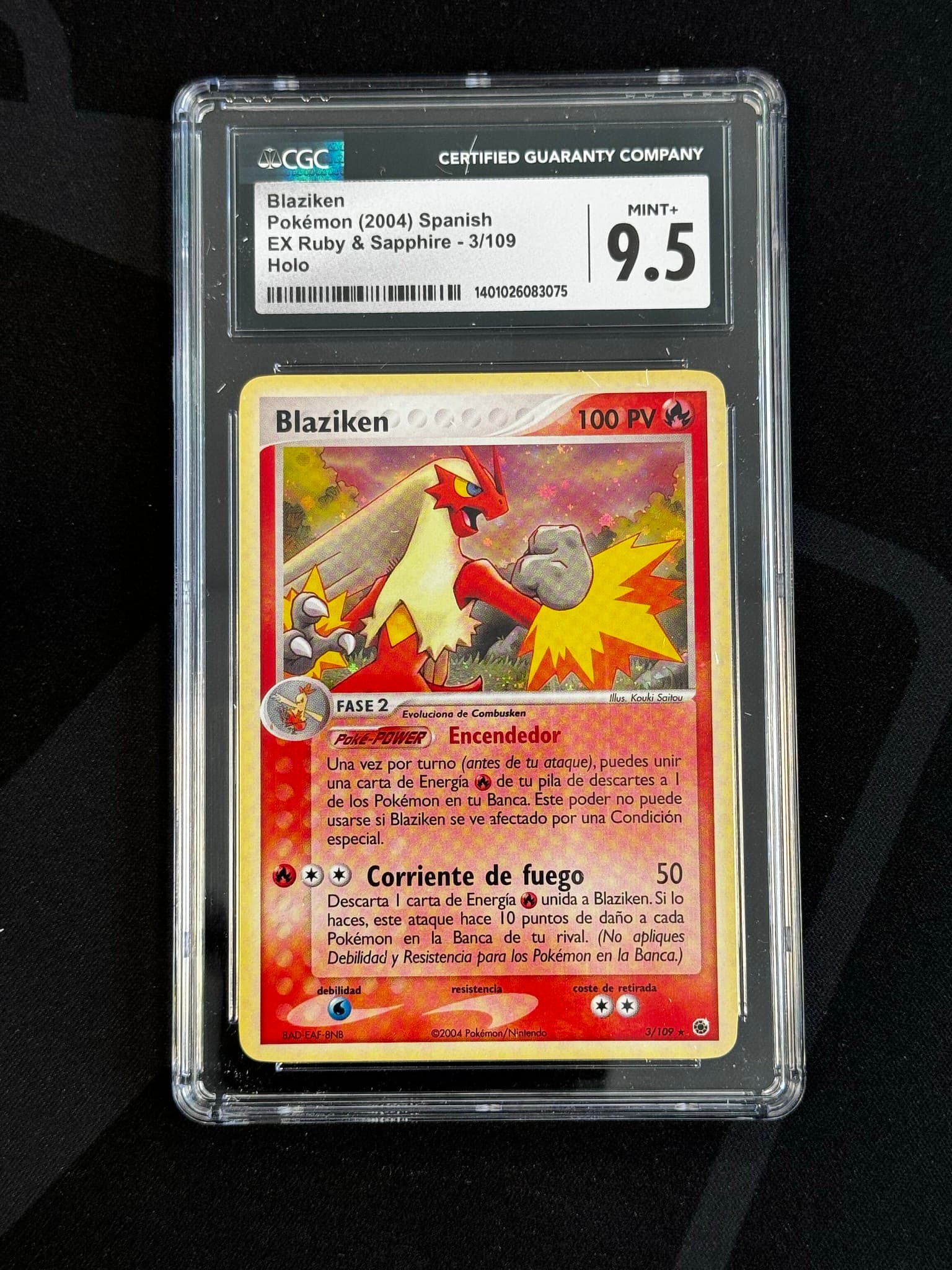 Blaziken (Firestarter) - RS 3 - Spanish - CGC 9.5