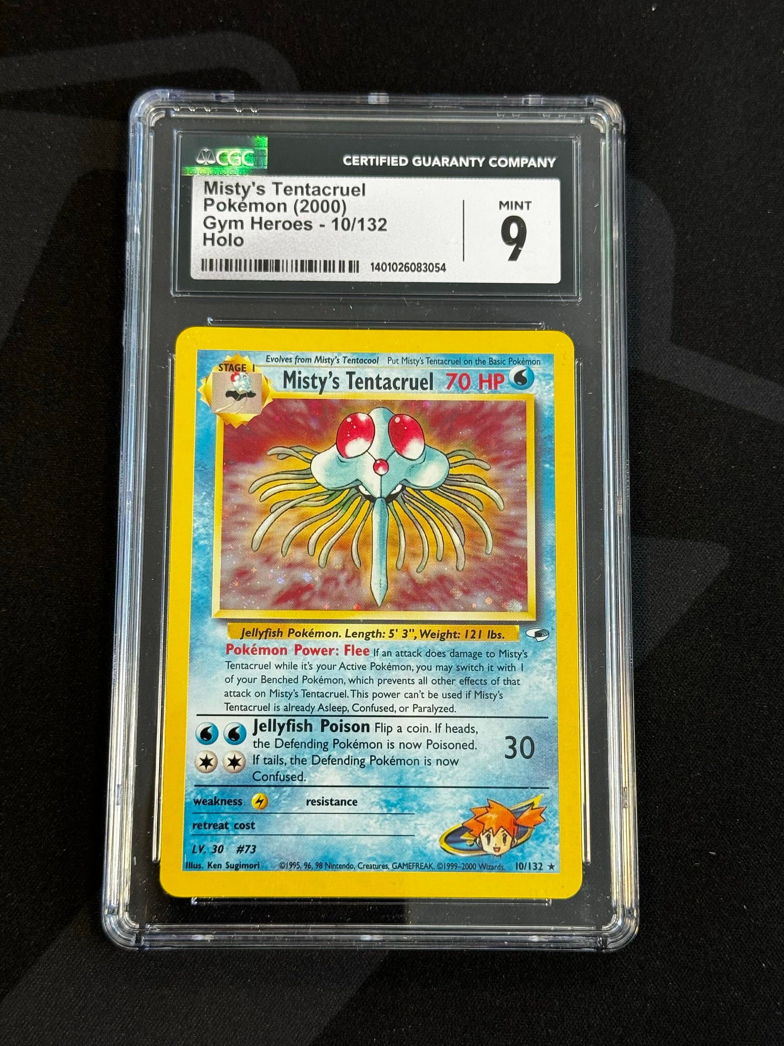 Misty's Tentacruel - GH 10 - English - CGC 9