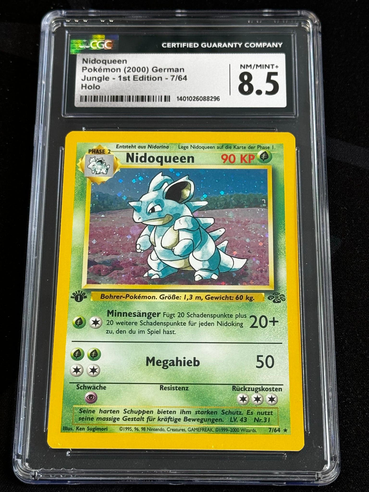 Nidoqueen - JU 7 - German - CGC 8.5