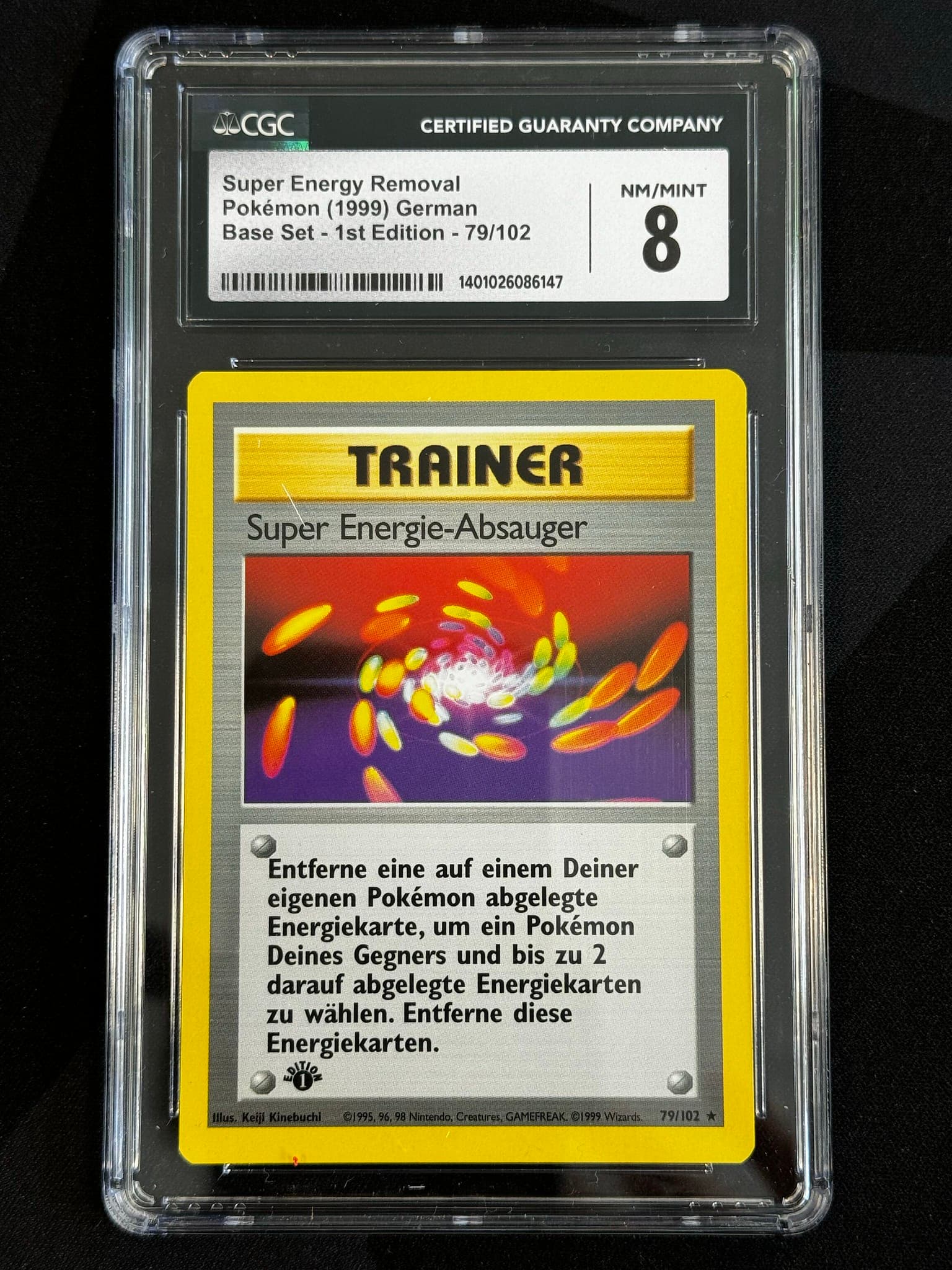 Super Energy Removal - BS 79 - German - CGC 8