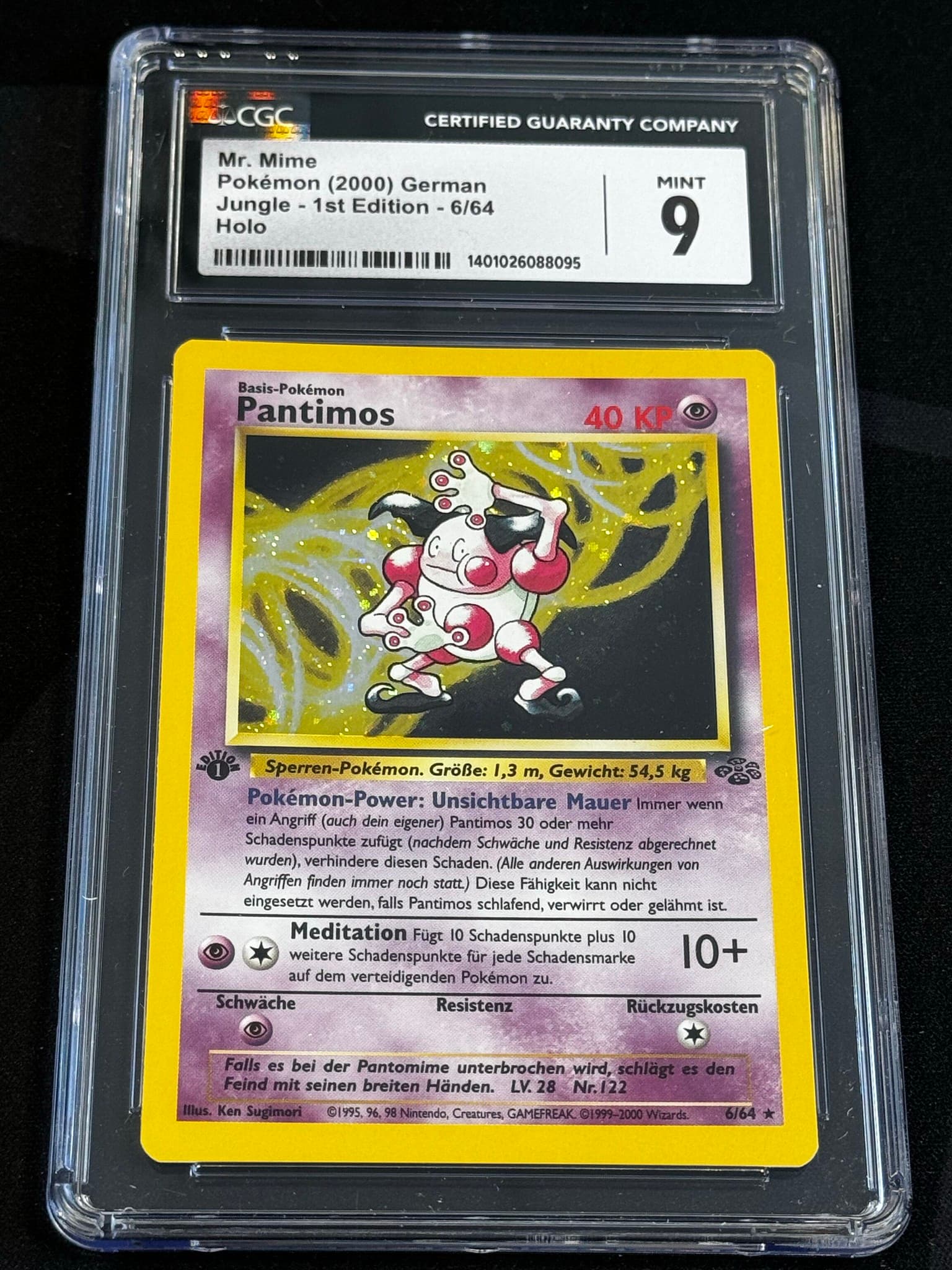 Mr. Mime - JU 6 - German - CGC 9