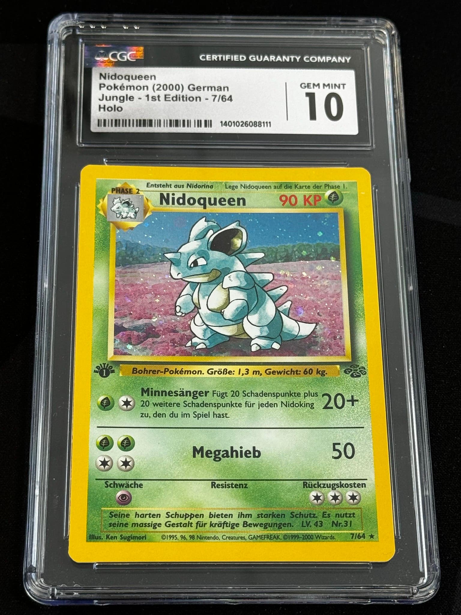 Nidoqueen - JU 7 - German - CGC 10