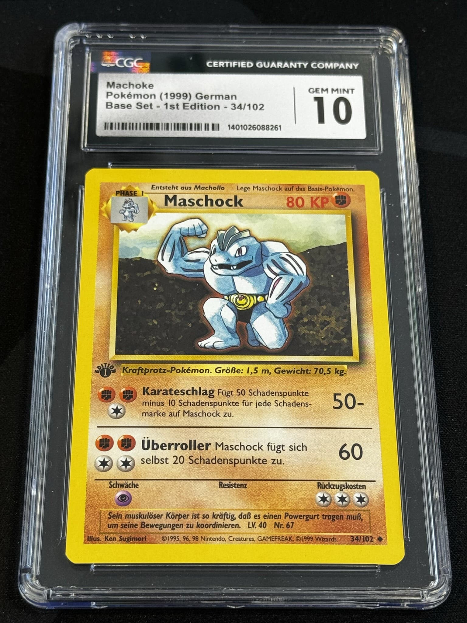 Machoke - BS 34 - German - CGC 10