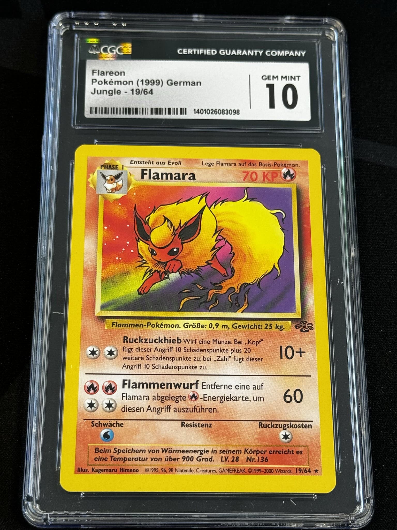 Flareon - JU 19 - German - CGC 10