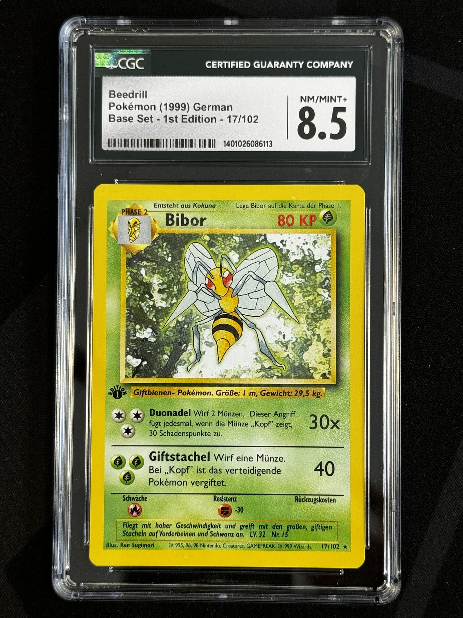 Beedrill - BS 17 - German - CGC 8.5