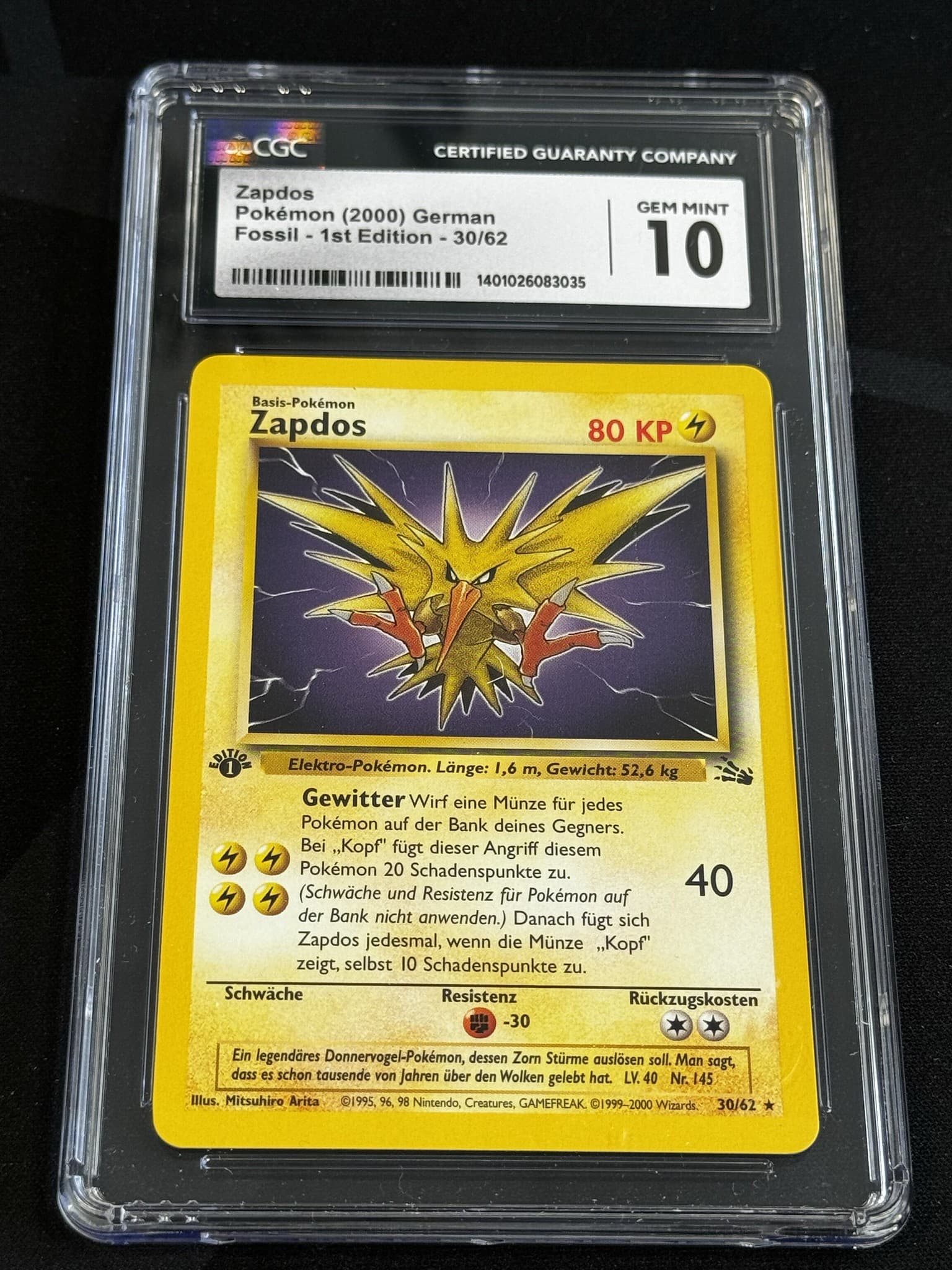 Articuno - FO 17 - German - CGC 10