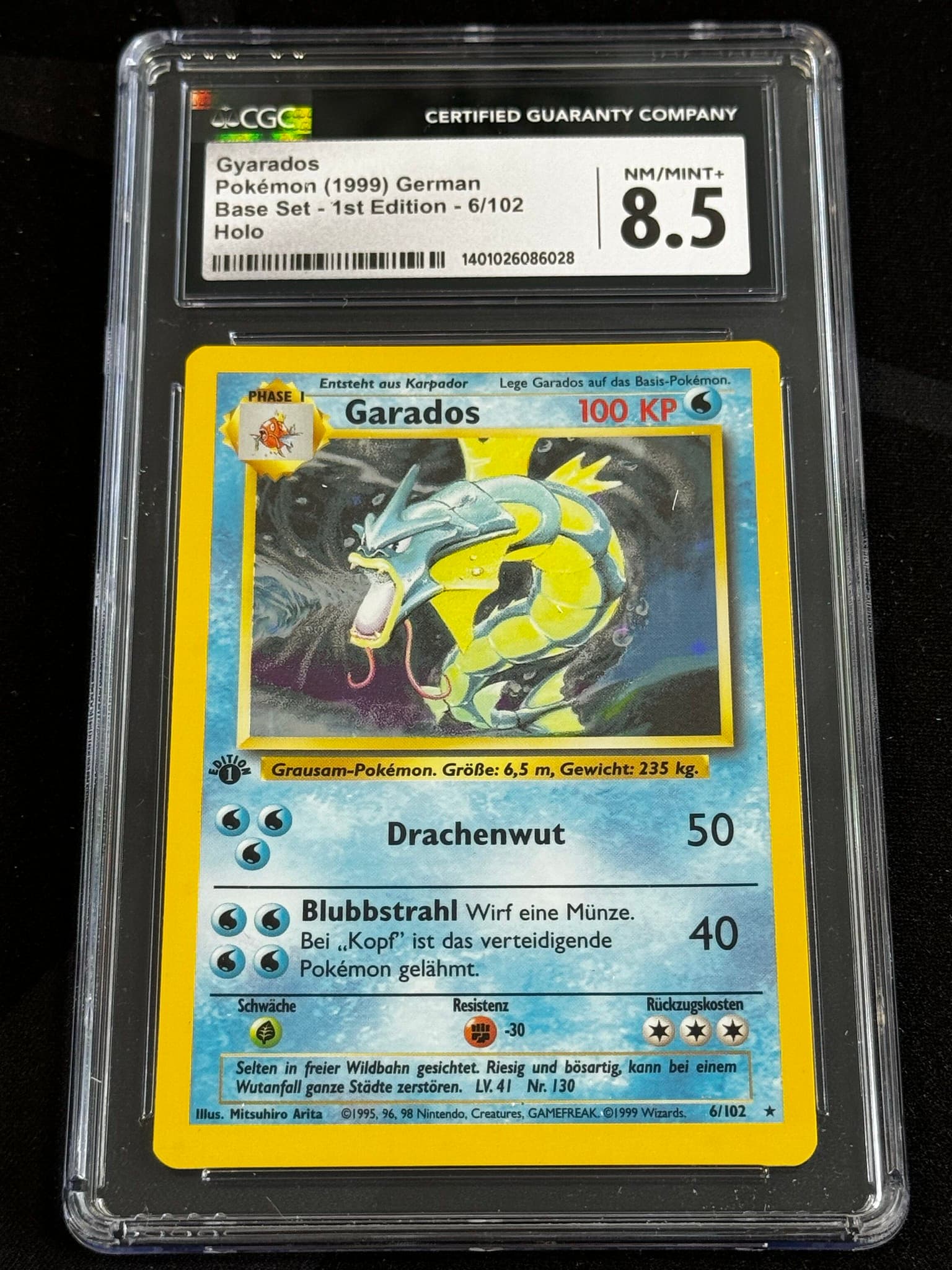 Gyarados - BS 6 - German - CGC 8.5