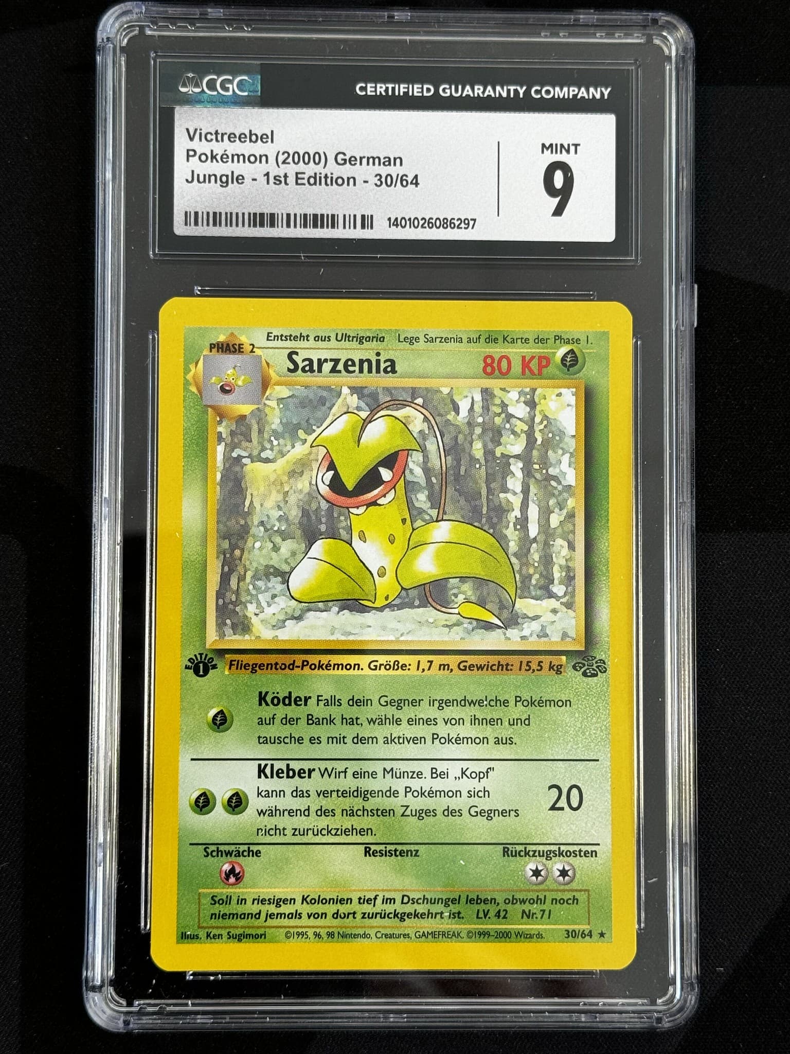 Victreebel - JU 30 - German - CGC 9