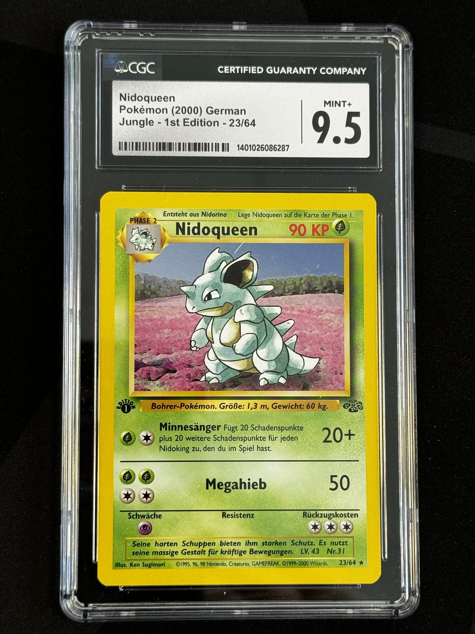Nidoqueen - JU 23 - German - CGC 9.5