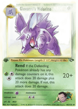 Giovanni's Nidorino