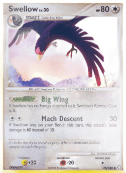 Swellow Lv.30