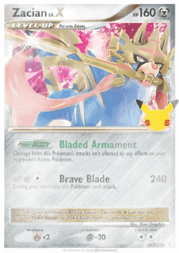 Zacian Lv.X