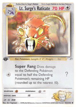 Lt. Surge's Raticate