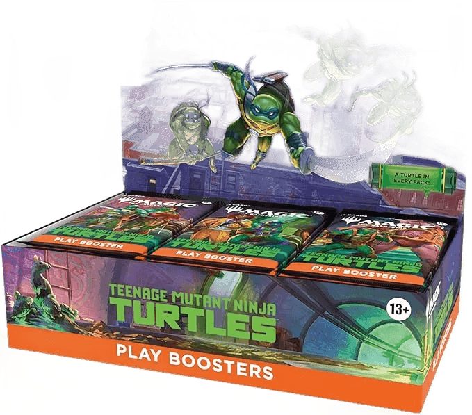 Teenage Mutant Ninja Turtles Play Booster Display - Englisch